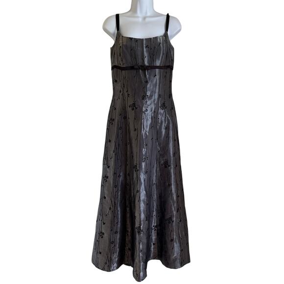 Dave‎ & Johnny Vintage Dress Women’s 7/8 Y2K Whimsigoth Empire Waist Long Gown - Picture 1 of 11